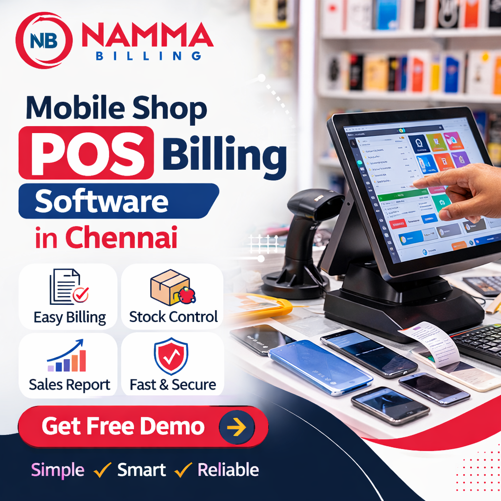 Mobile Shop POS Billing Software in Chennai